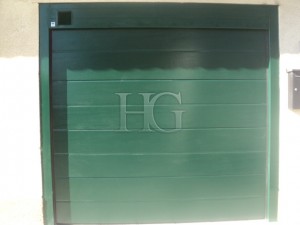 puerta seccional automática garaje